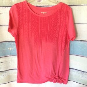 Cute Ruffhewn pink top